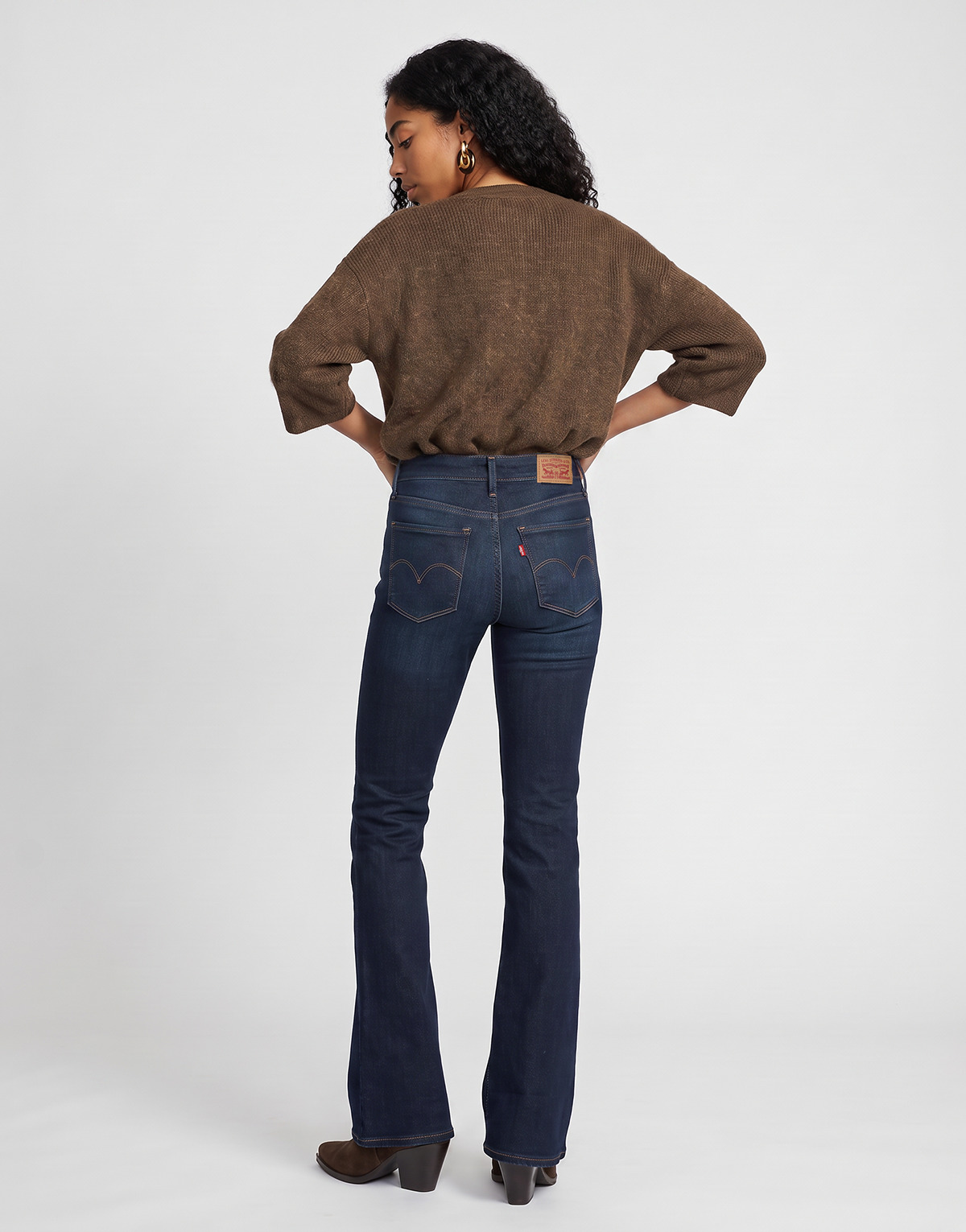 Levis 315 SHAPING BOOT Blu Jeans Bootcut Donna - Imagen 4